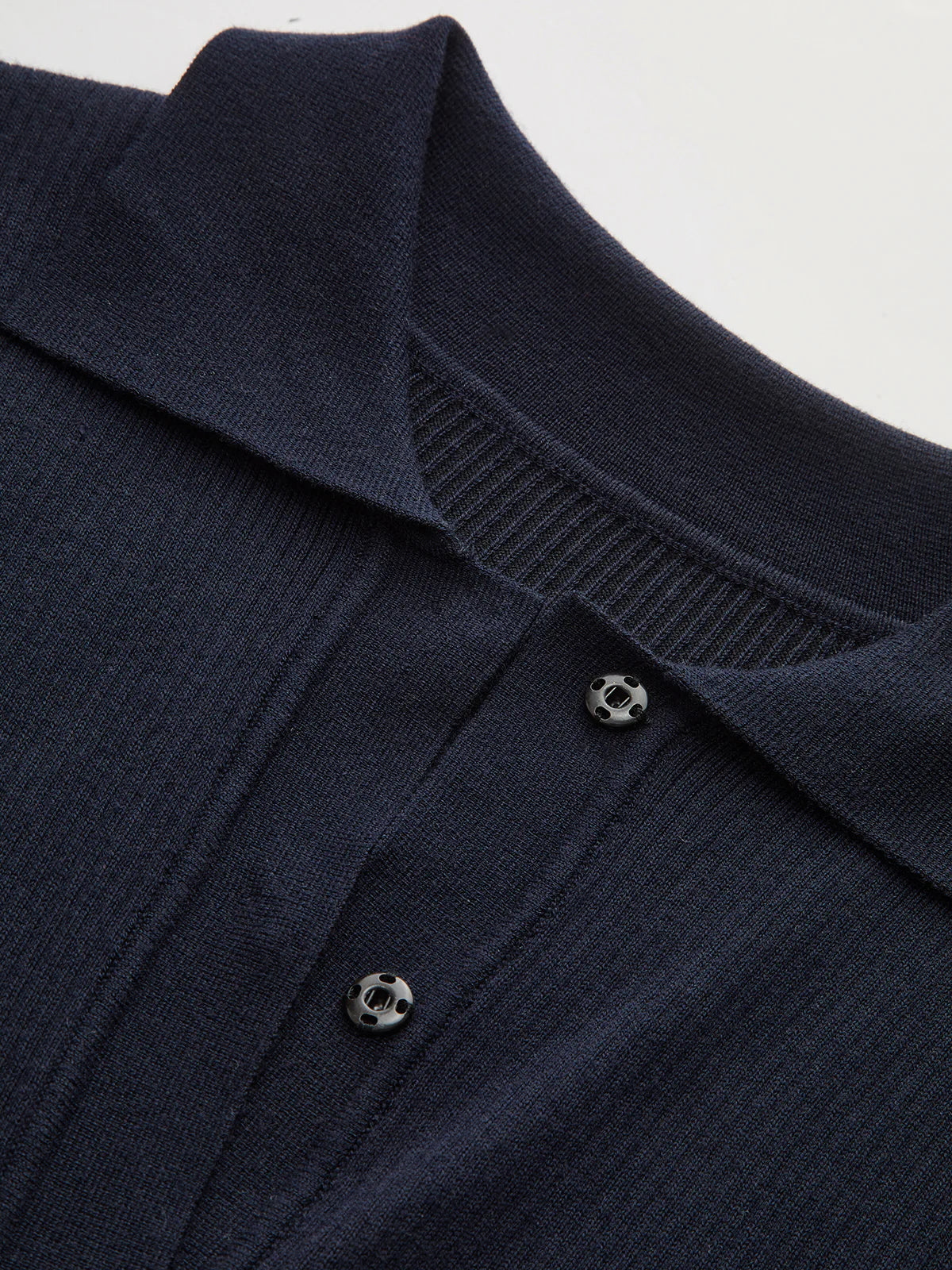 Leg-Of-Mutton Sleeve Wool Blend Collared Midi Dress